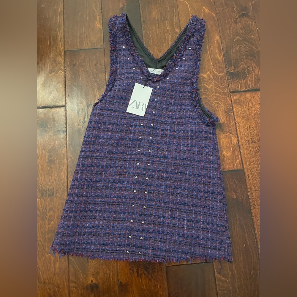 Zara tweed dress-nwt